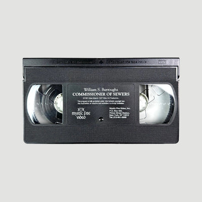 1991 William Burroughs Commissioner of Sewers VHS