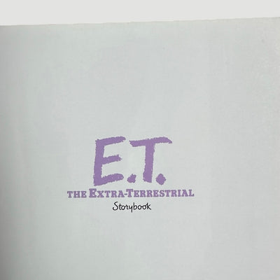 1982 E.T. The Extra Terrestrial Storybook