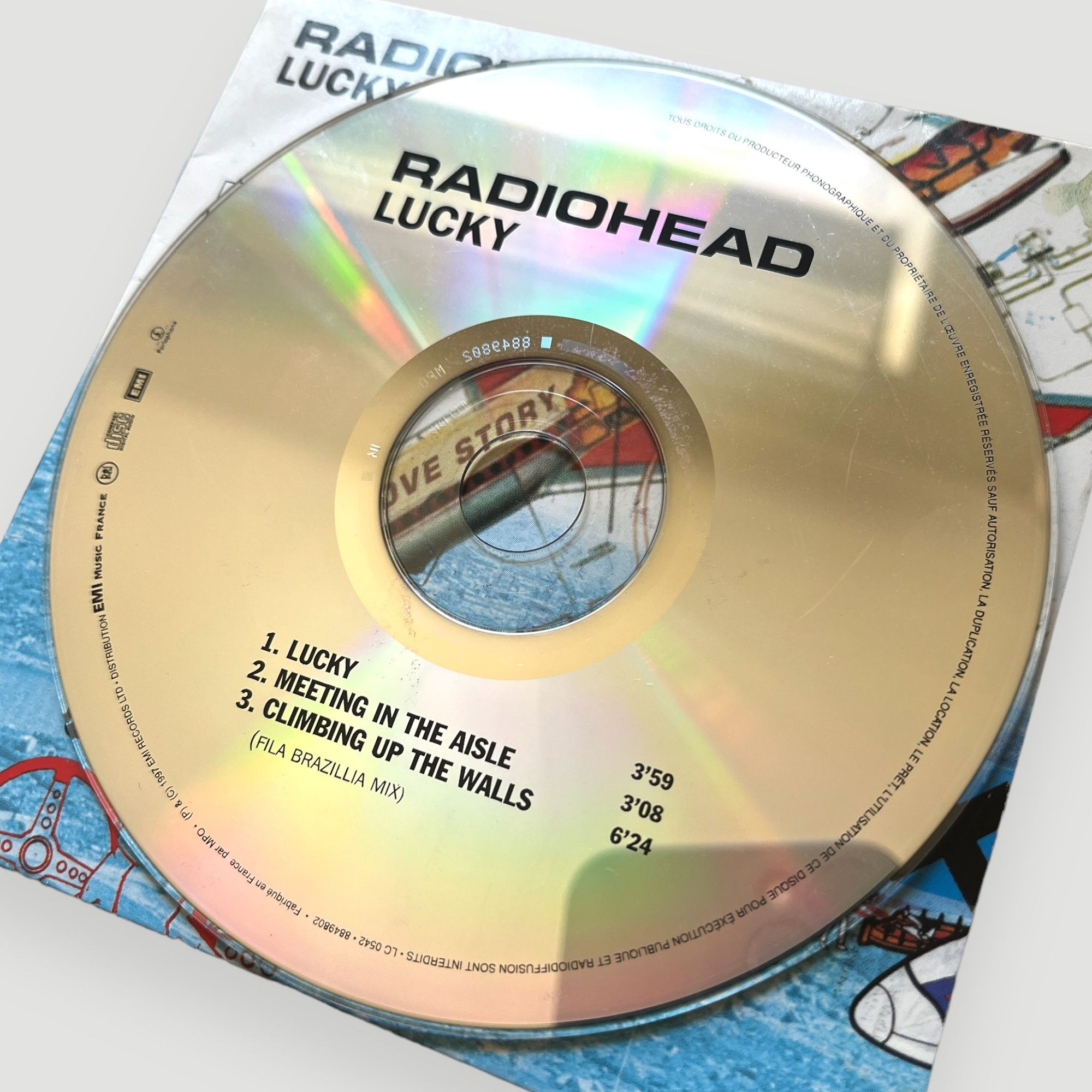 1997 Radiohead Lucky French Maxi-Single CD