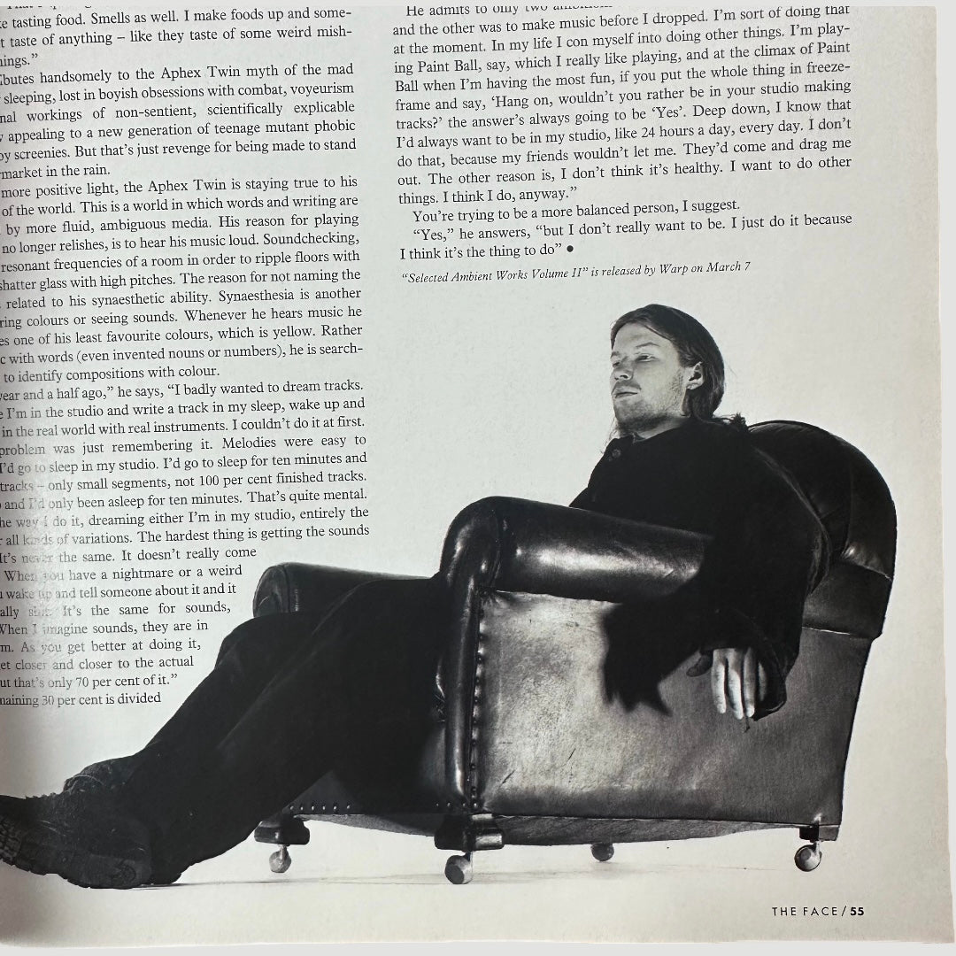 1994 The Face Magazine Sadie Frost/Aphex Twin Issue
