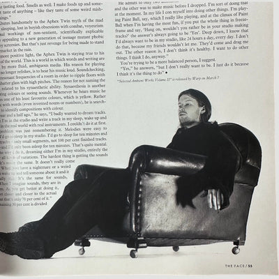 1994 The Face Magazine Sadie Frost/Aphex Twin Issue