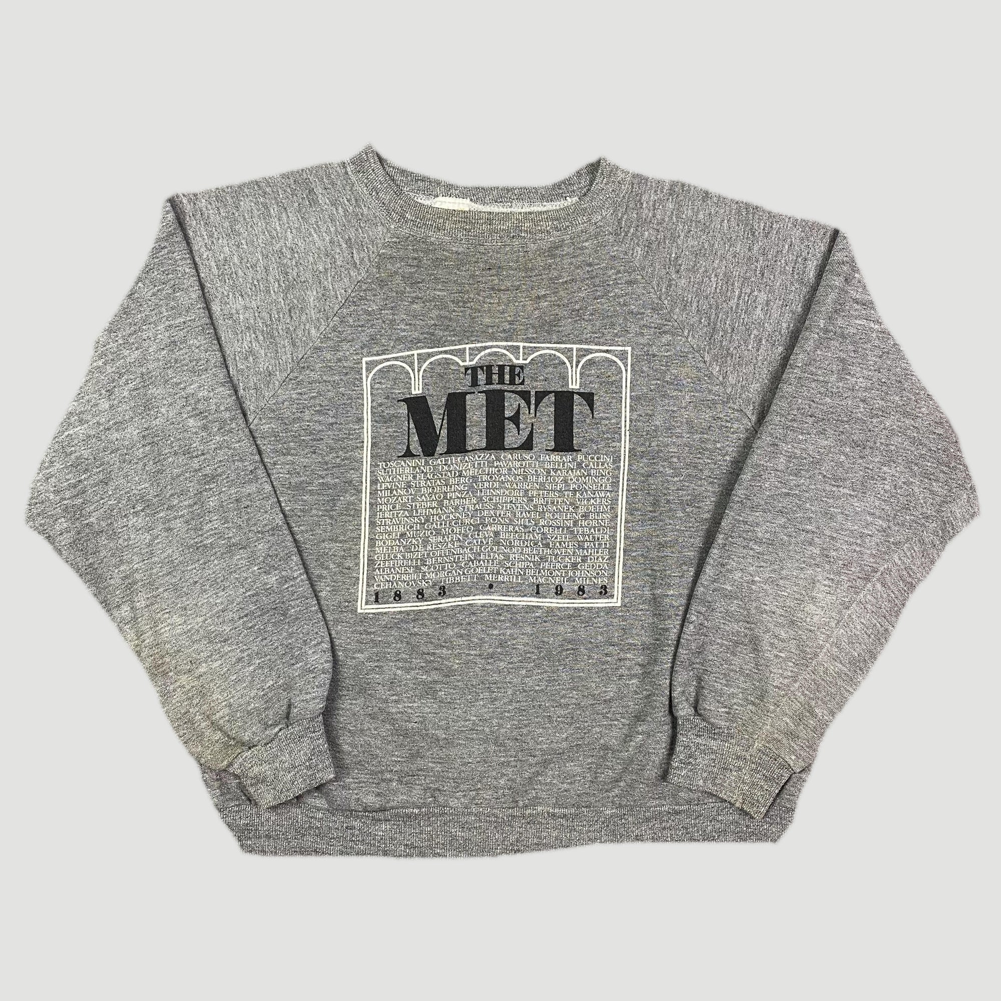 1983 MOMA 'The Met' 1883-1983 Sweatshirt