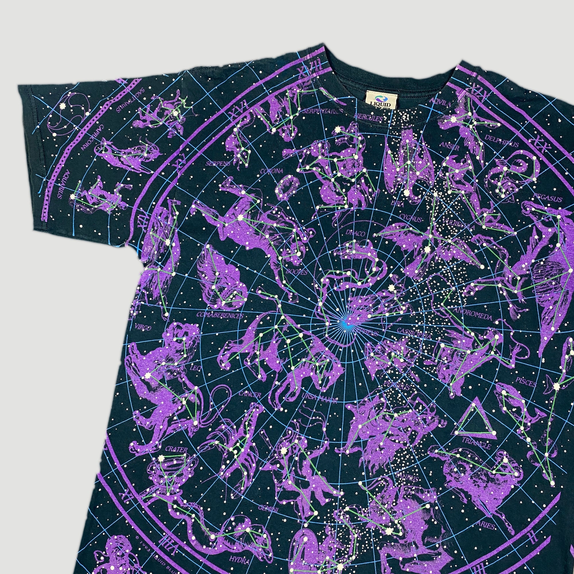 90's Liquid Blue Celetial T-Shirt