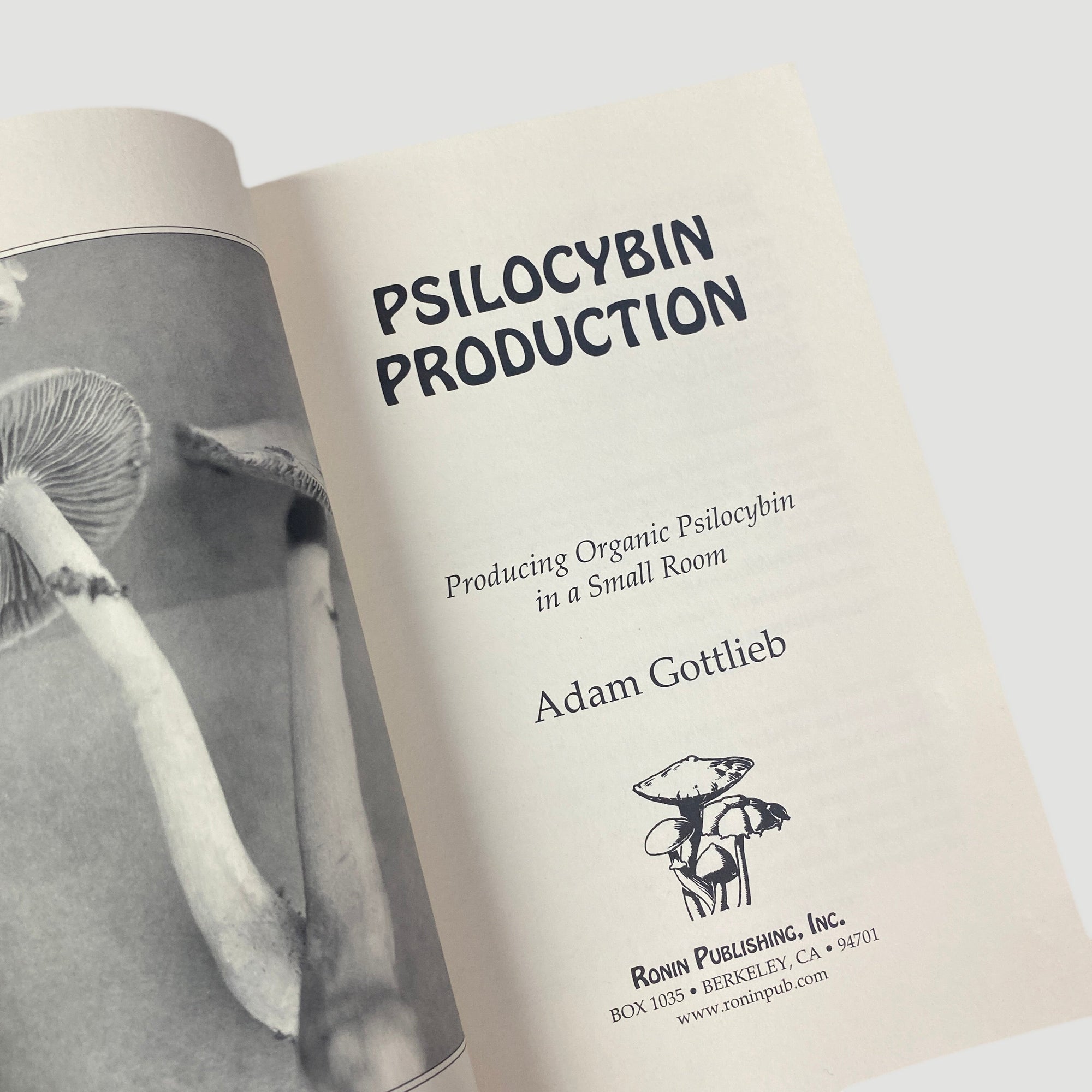 1997 Psilocybin Production Adam Gottlieb