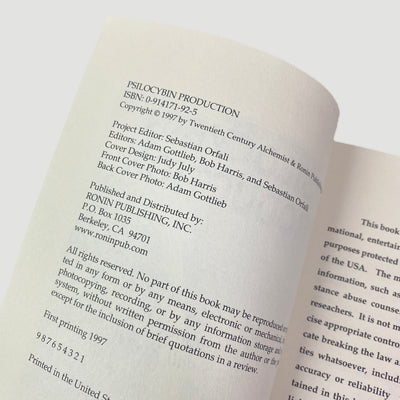 1997 Psilocybin Production Adam Gottlieb