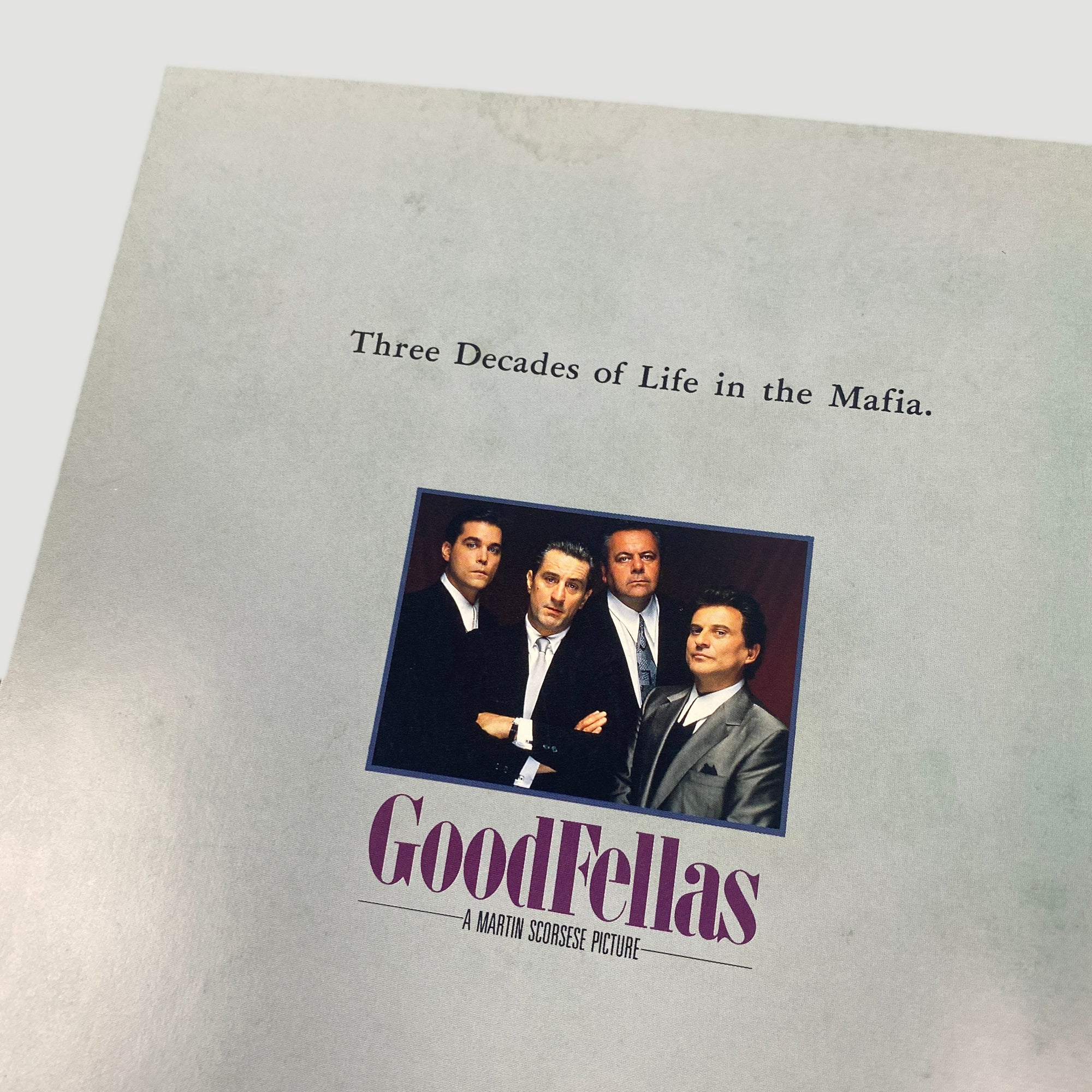 1990 Goodfellas Japanese Release Programme