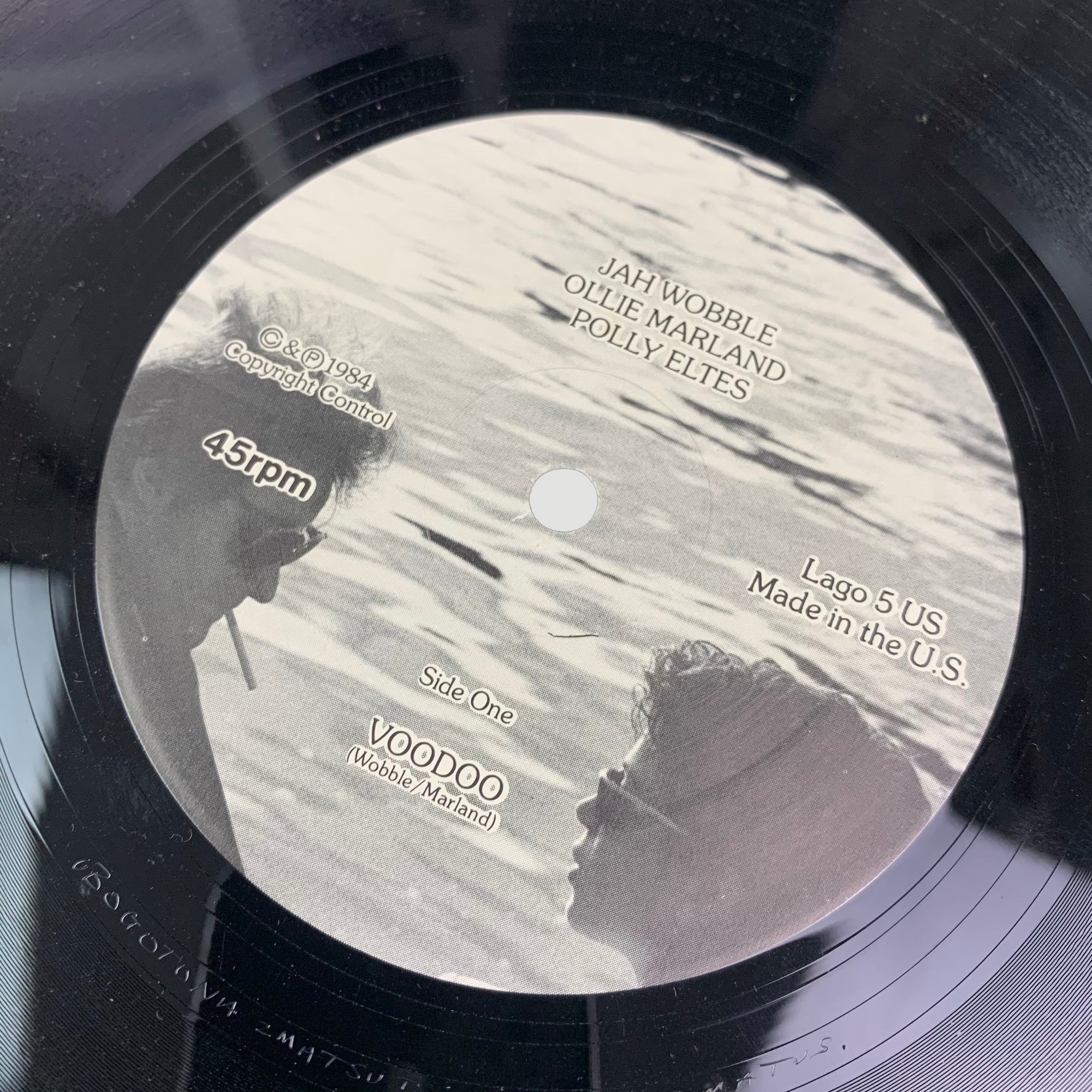 1984 Jah Wobble, Ollie Marland & Polly Eltes 'Voodoo' 12"