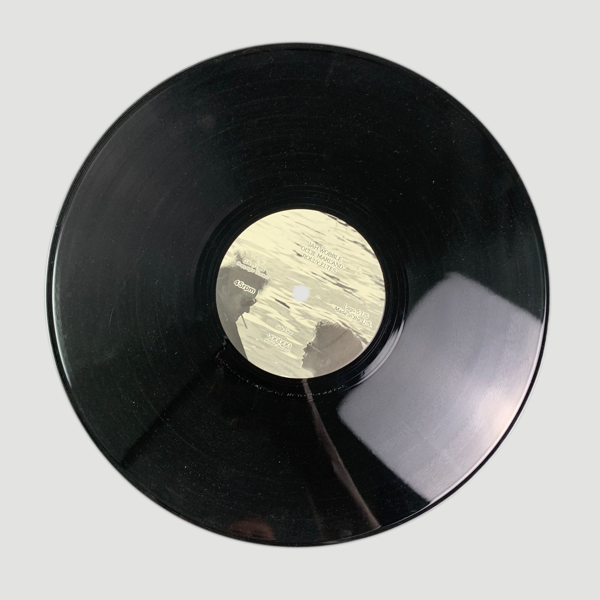 1984 Jah Wobble, Ollie Marland & Polly Eltes 'Voodoo' 12"