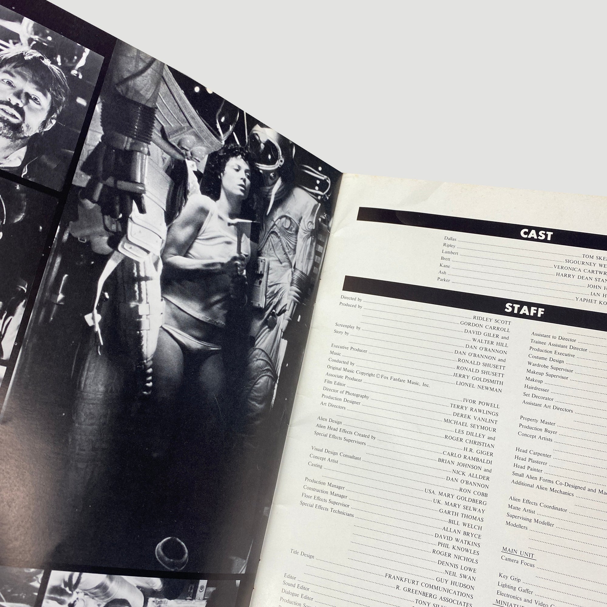 1980 Alien Japanese Movie Programme