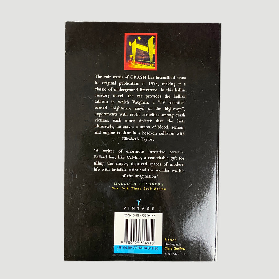 1995 JG Ballard 'Crash' Softback