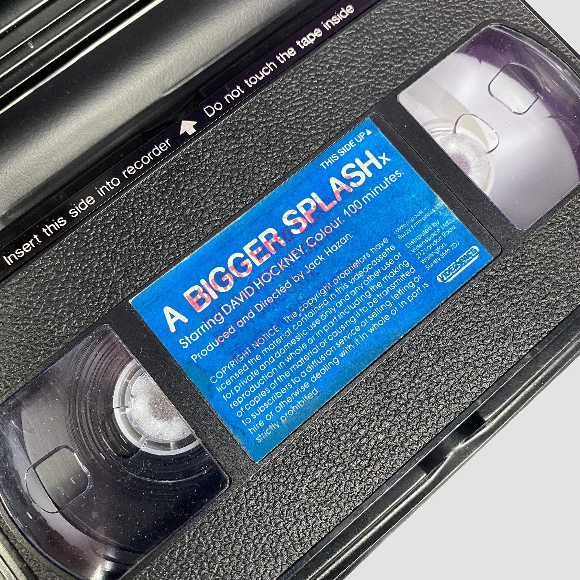 1974 A Bigger Splash Feat. David Hockney Big Box VHS