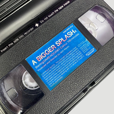 1974 A Bigger Splash Feat. David Hockney Big Box VHS