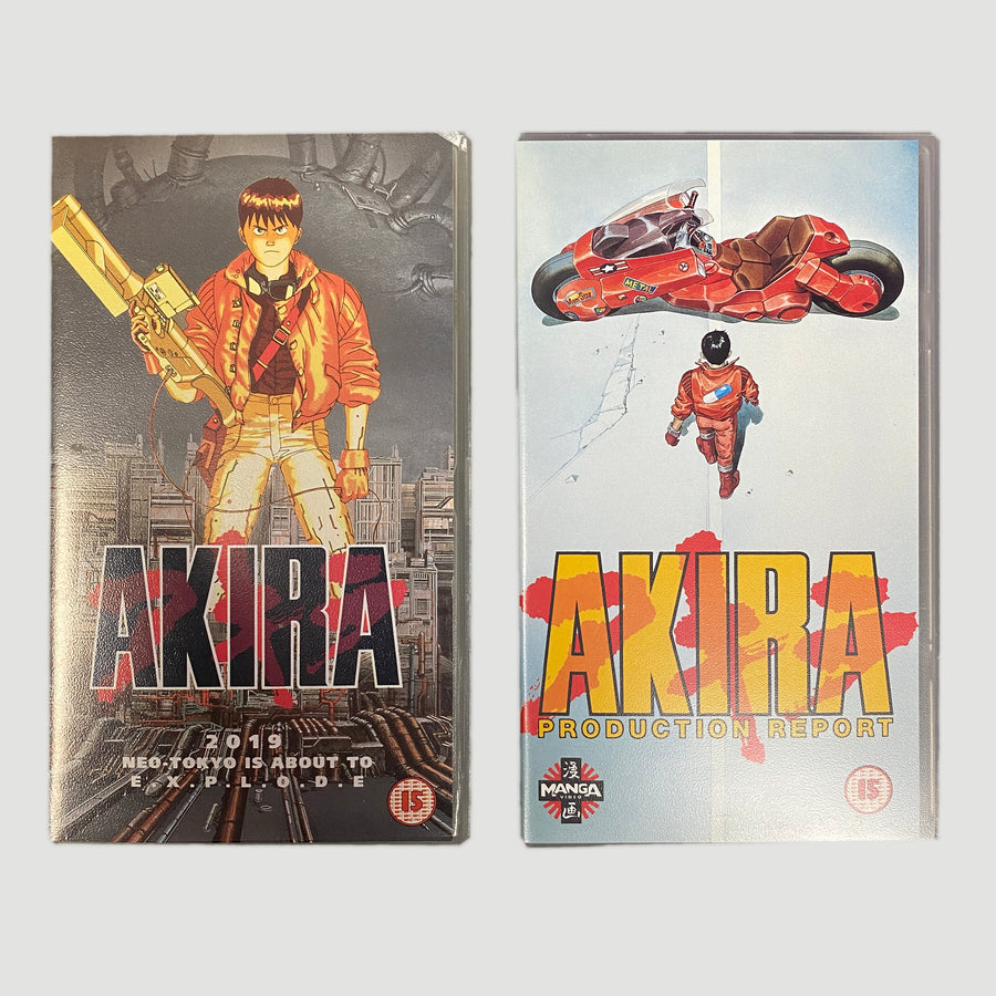 1994 Akira VHS Double Set (OG Feature + Production Report)