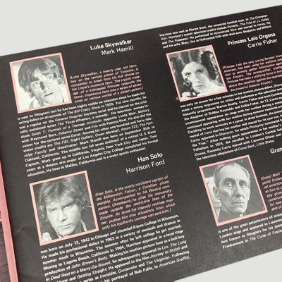 1977 Star Wars Cinema Release Booklet