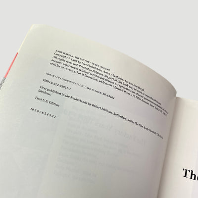 1989 Andy Warhol The Factory Years 1964-1967