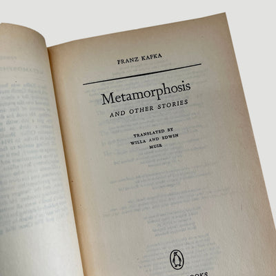 1988 Franz Kafka 'Metamorphosis' Penguin Classic