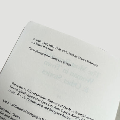 1988 Charles Bukowski Beautiful Woman Paperback