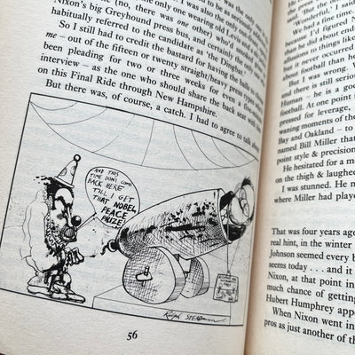 90's Fear and Loathing: On the Campaign Trail ‘72 Book