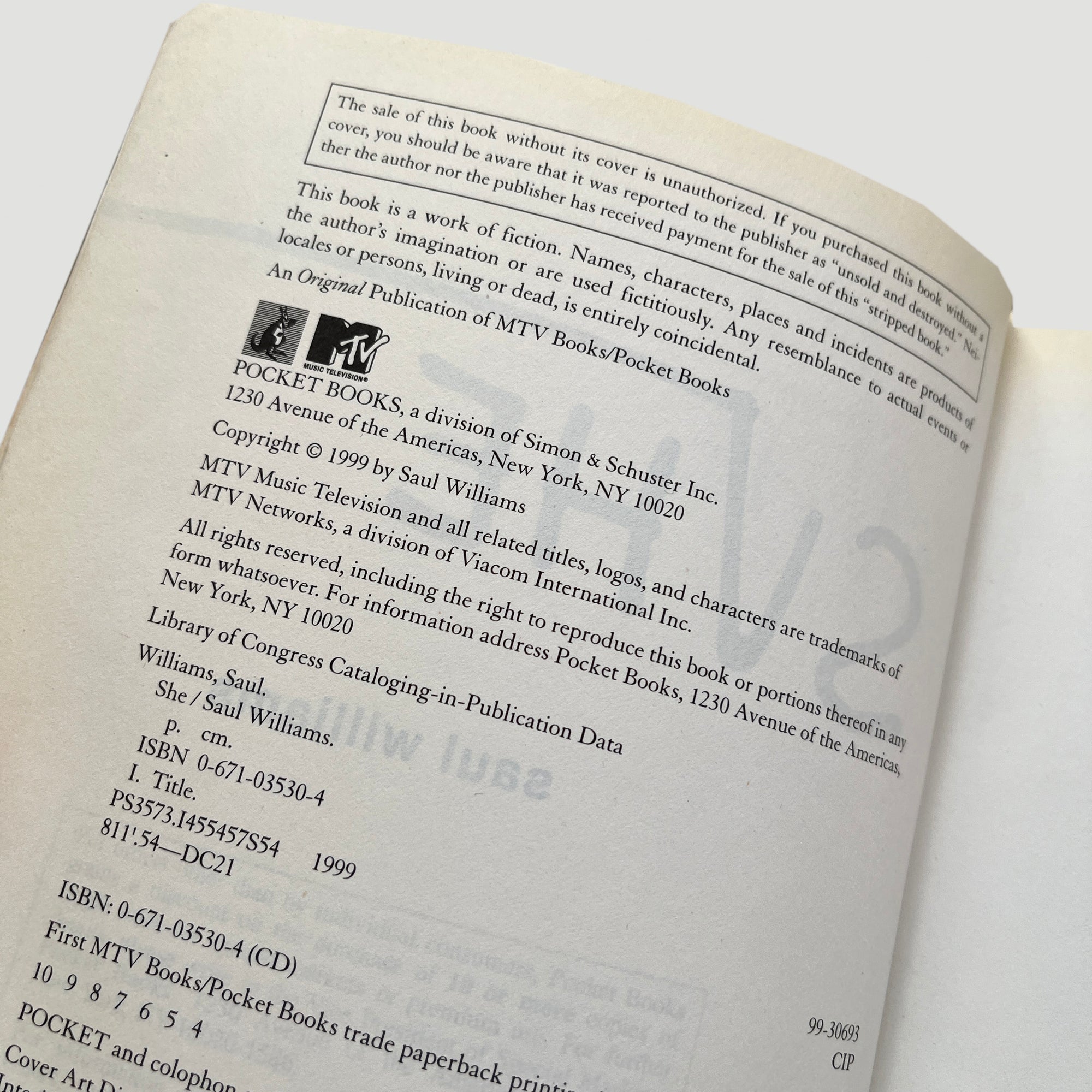 1999 Saul Williams SHE