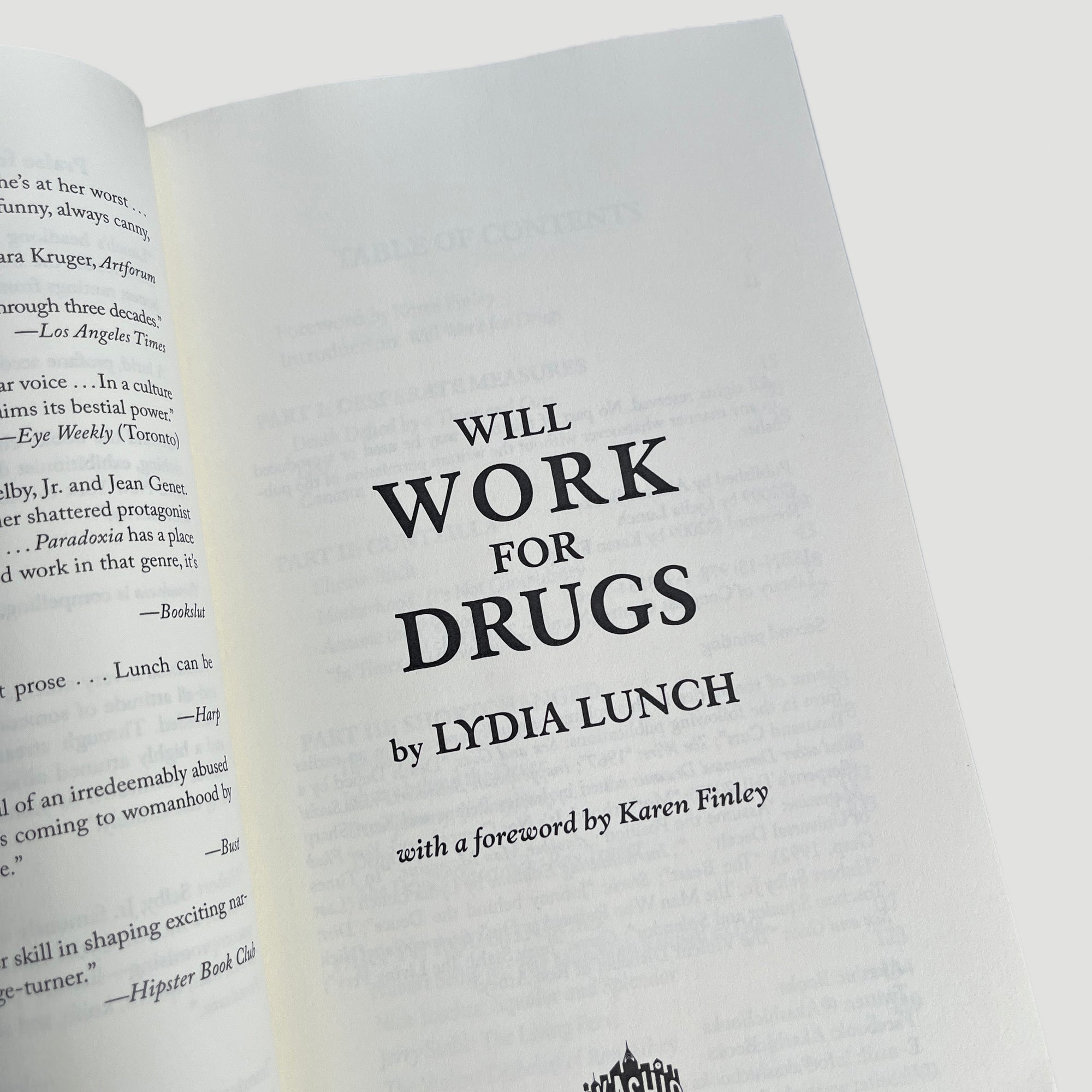 2009 Lydia Lunch ‘Will Work For Drugs’