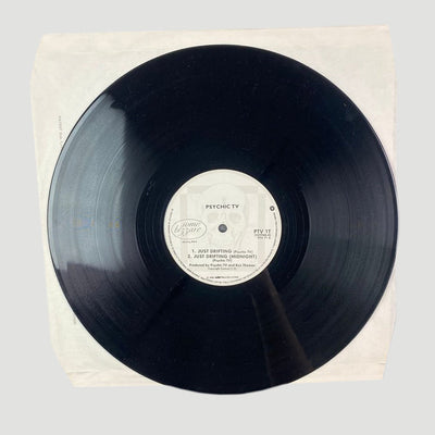 1982 Psychic TV Just Drifting 12" Single w/Hype Sticker