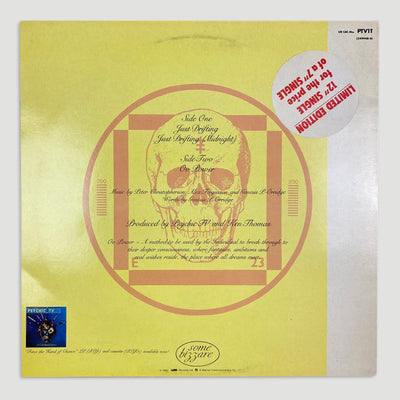 1982 Psychic TV Just Drifting 12" Single w/Hype Sticker