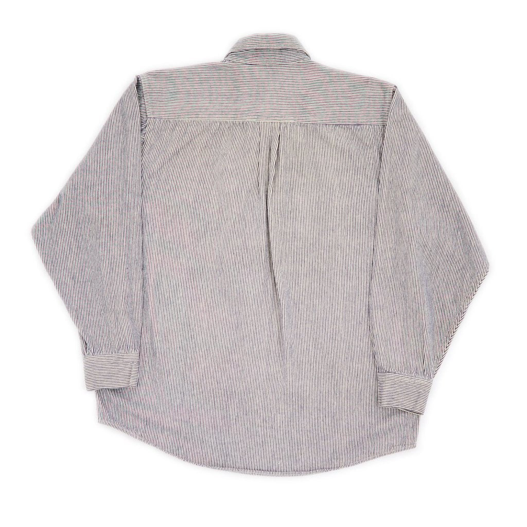 Ben Davis Long Sleeve Stripe Chambray Work Shirt