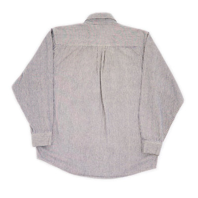 Ben Davis Long Sleeve Stripe Chambray Work Shirt