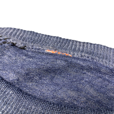 80's Navy Marl Basic Sweatshirt