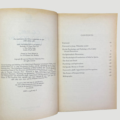1987 Psychology and the Occult by C.G. Jung