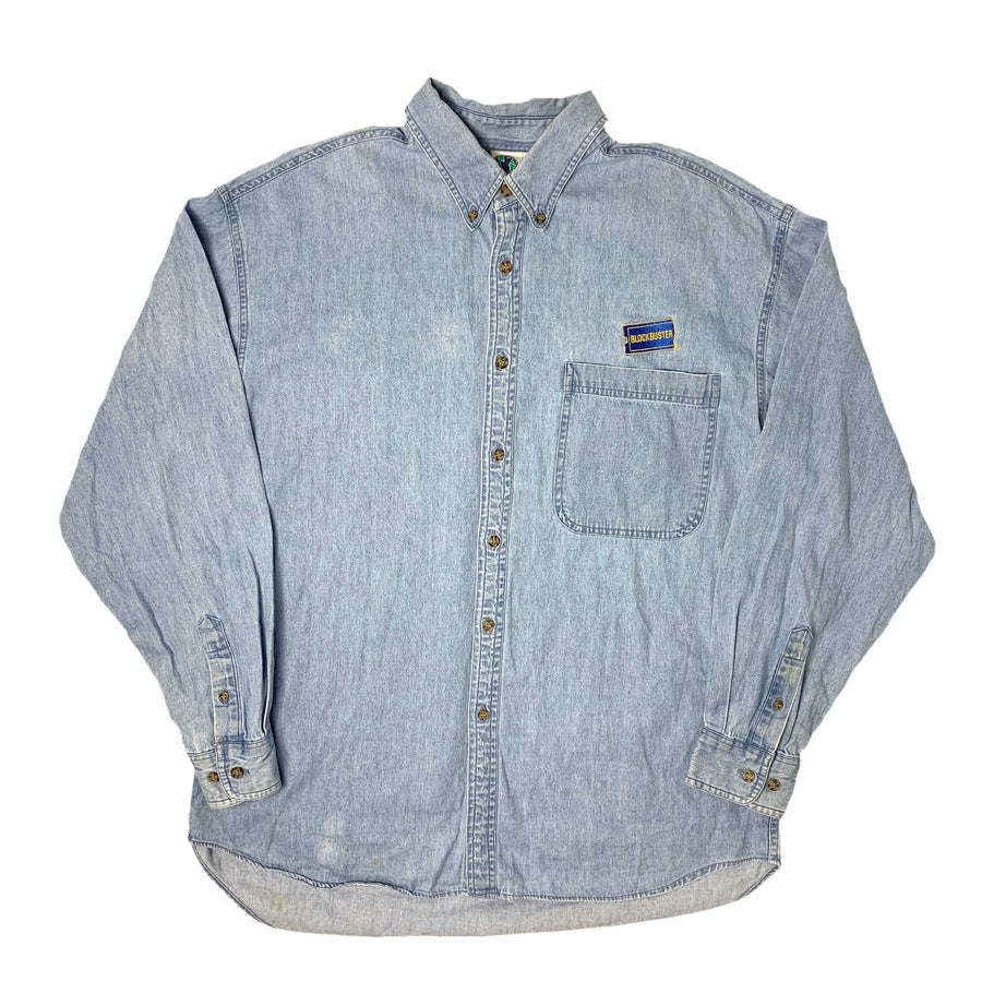 90's Blockbuster Denim Staff Shirt