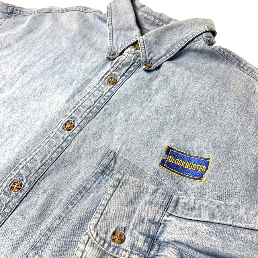 90's Blockbuster Denim Staff Shirt