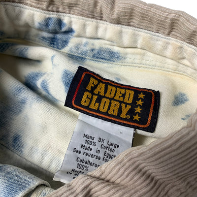 90's Tie Dye Denim Workshirt