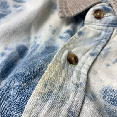 90's Tie Dye Denim Workshirt
