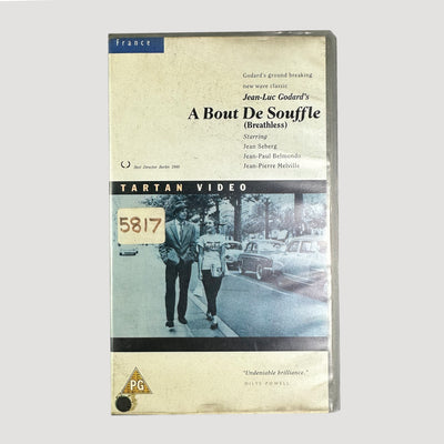 90's Jean Luc Godard A Bout De Souffle VHS