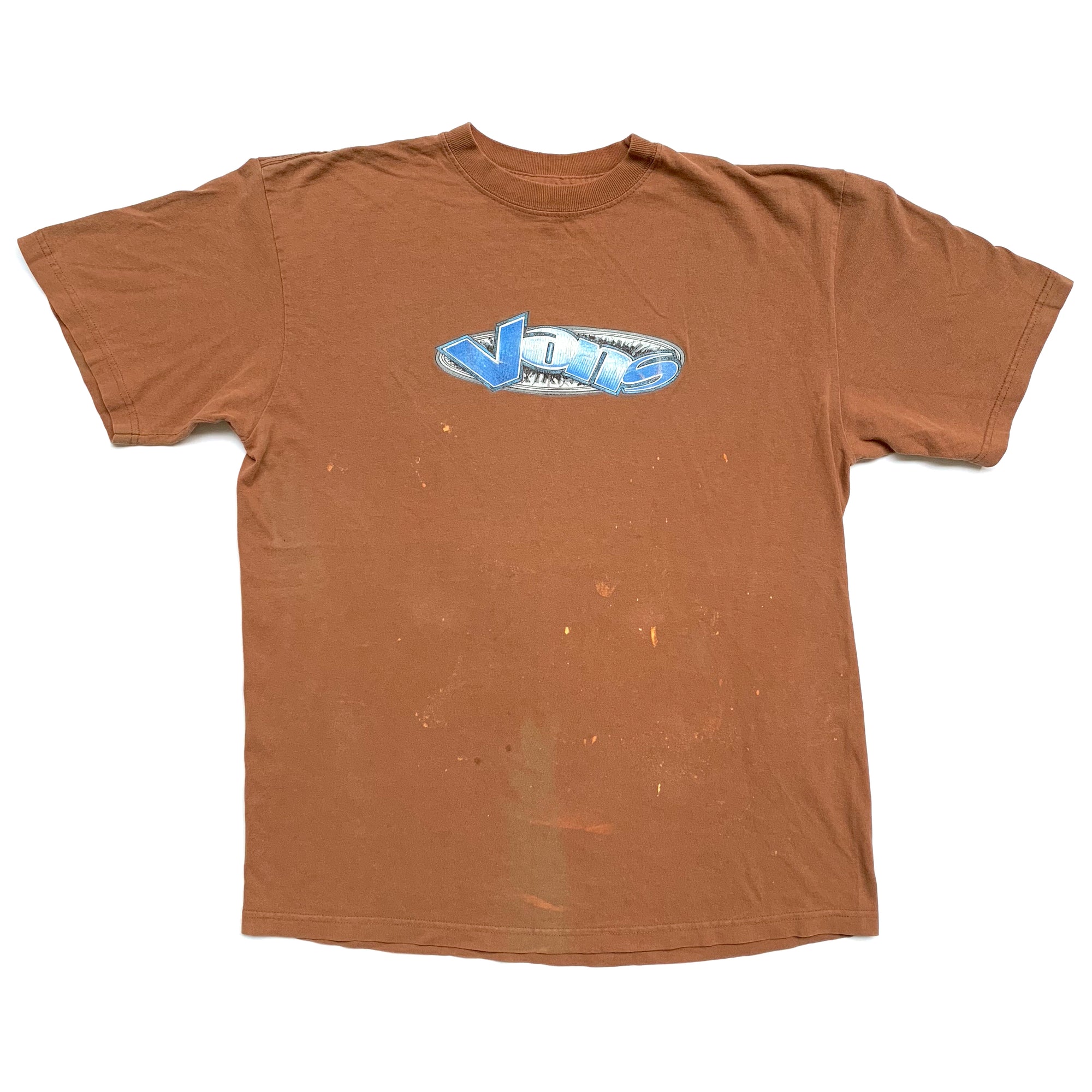 90's Vans Metallic logo print T-shirt