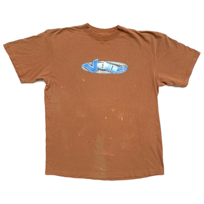 90's Vans Metallic logo print T-shirt