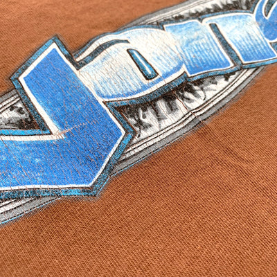 90's Vans Metallic logo print T-shirt