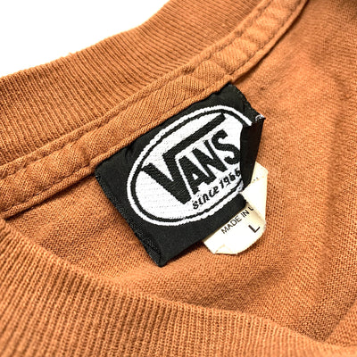 90's Vans Metallic logo print T-shirt
