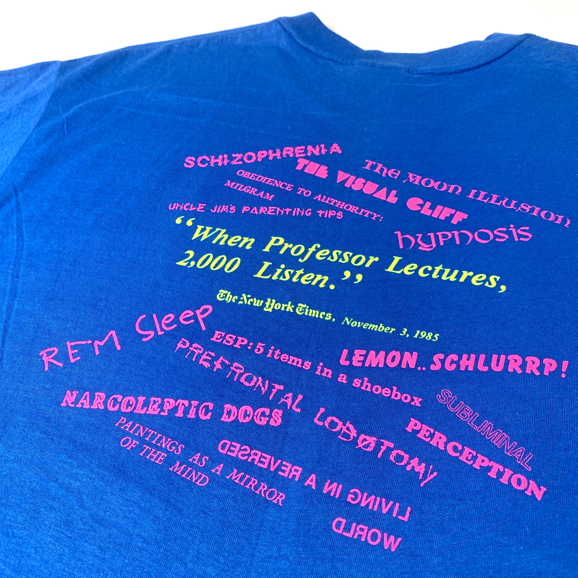 1990 Sigmund Freud Cornellians College T-Shirt