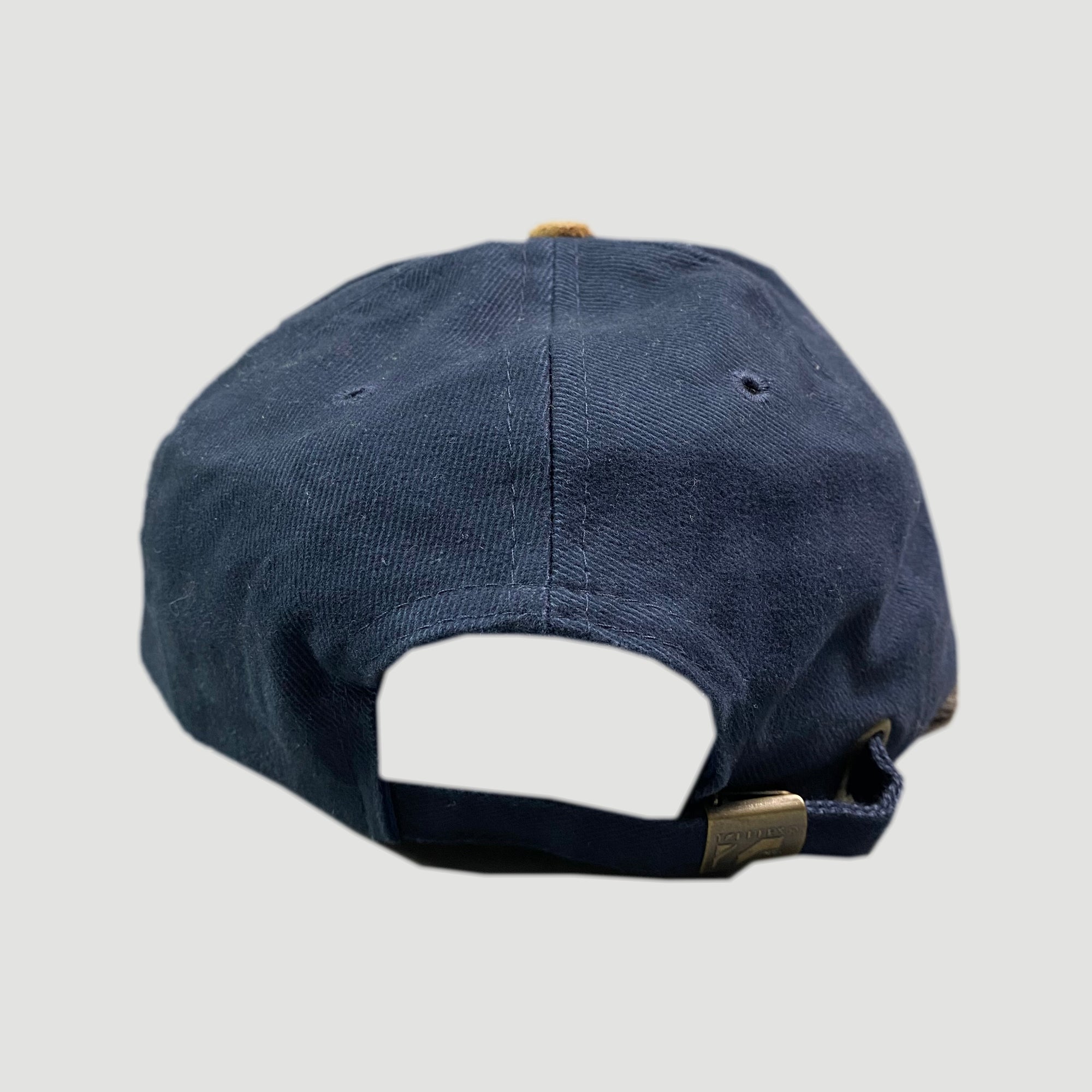 Late 90's Discovery Channel Sueded Peak Snapback Cap