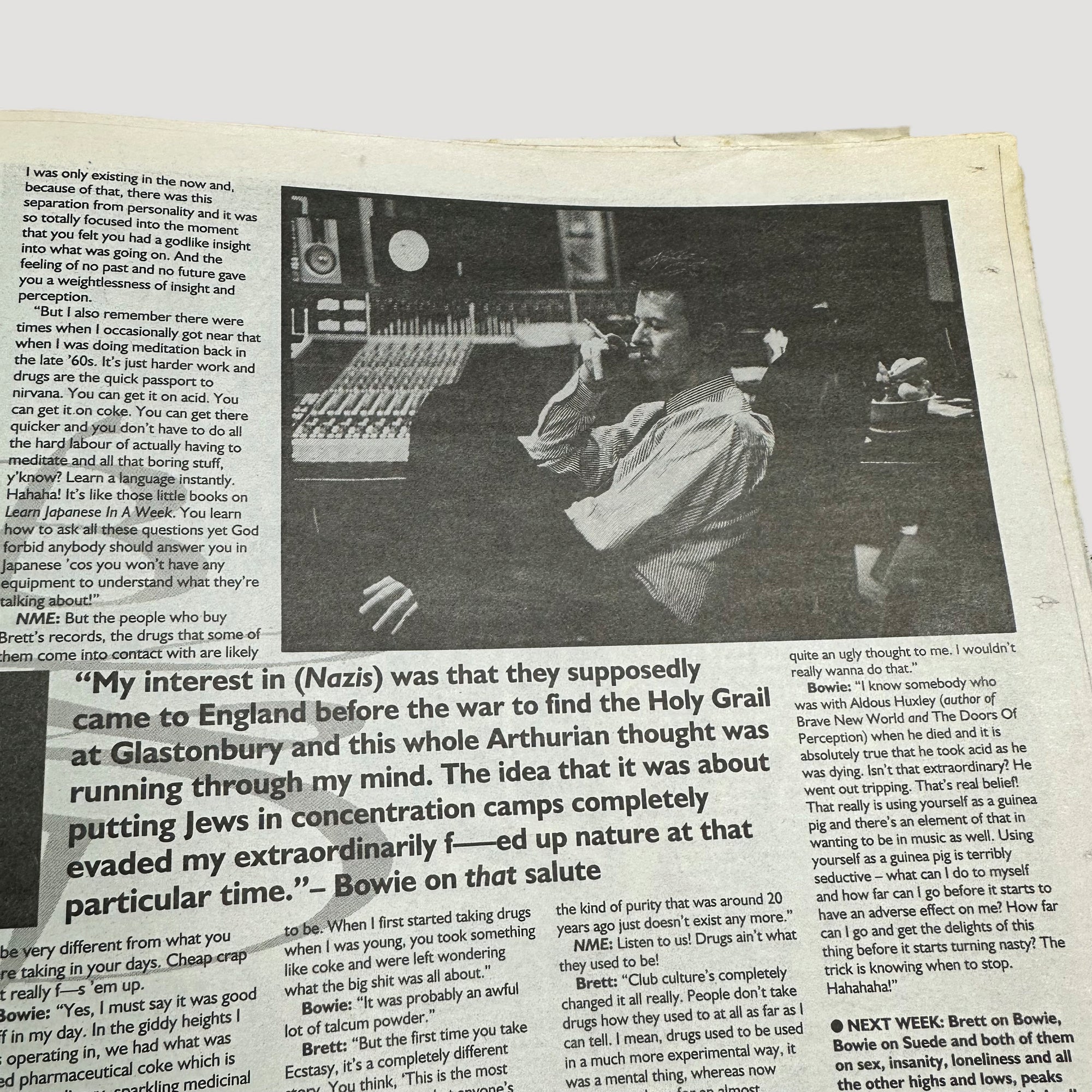 1993 NME David Bowie + Suede Issue