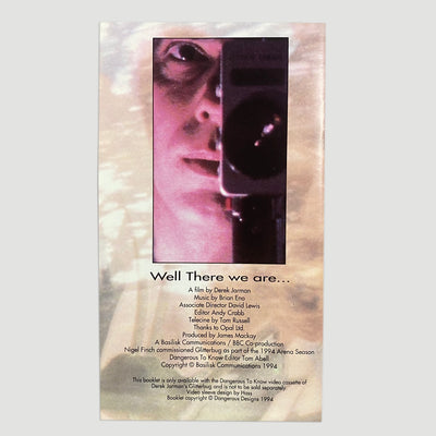 1994 Glitterbug Derek Jarman & Brian Eno VHS
