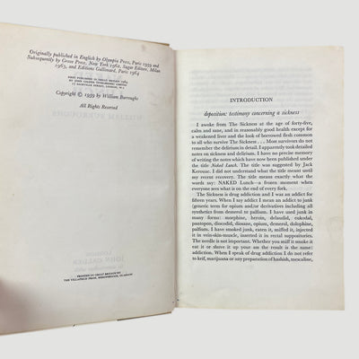 1964 William Burroughs Naked Lunch UK 1st Edition Hardback