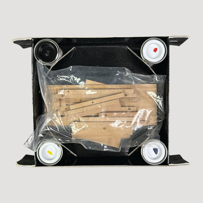 1983 Gerrit Thomas Rietveld Red/Blue Mini Chair Model Kit