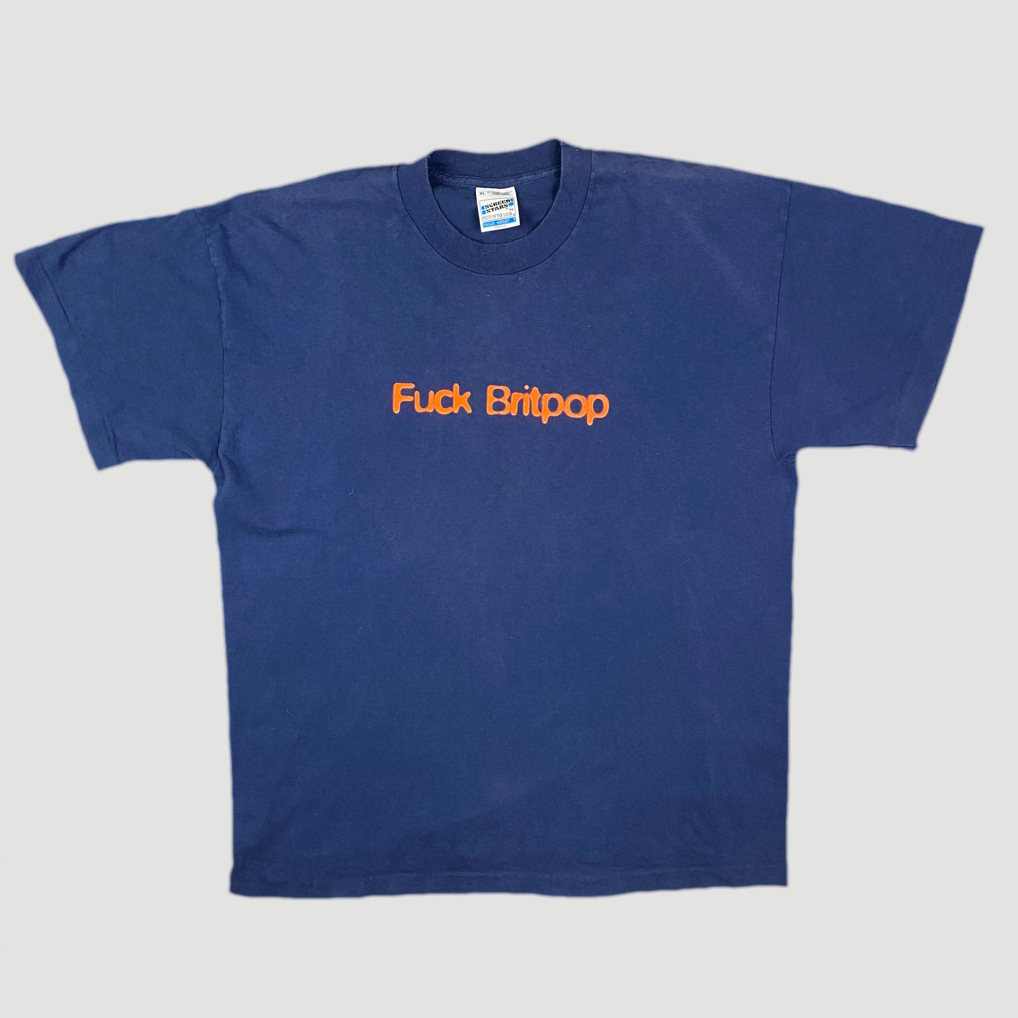 90's 'Fuck Britpop' Blue Room Released T-Shirt