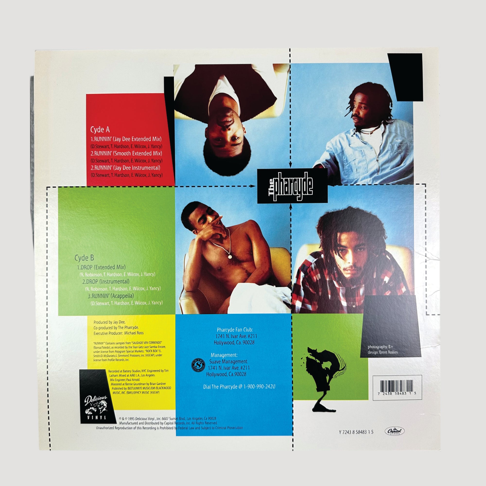 1995 The Pharcyde Runnin 12" Single