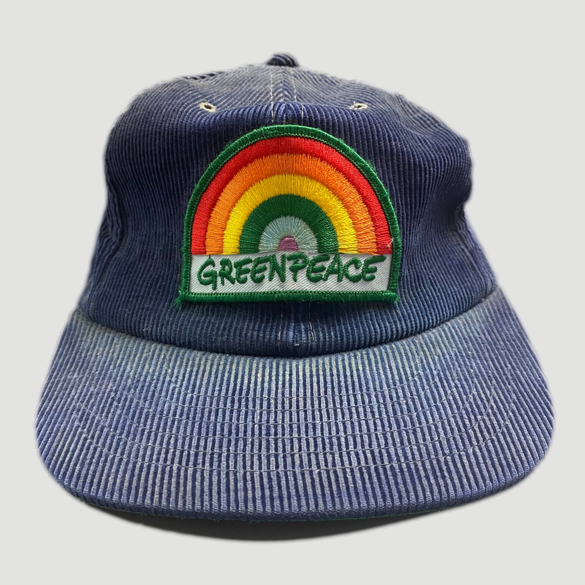 80's Greenpeace Snapback Corduroy Cap