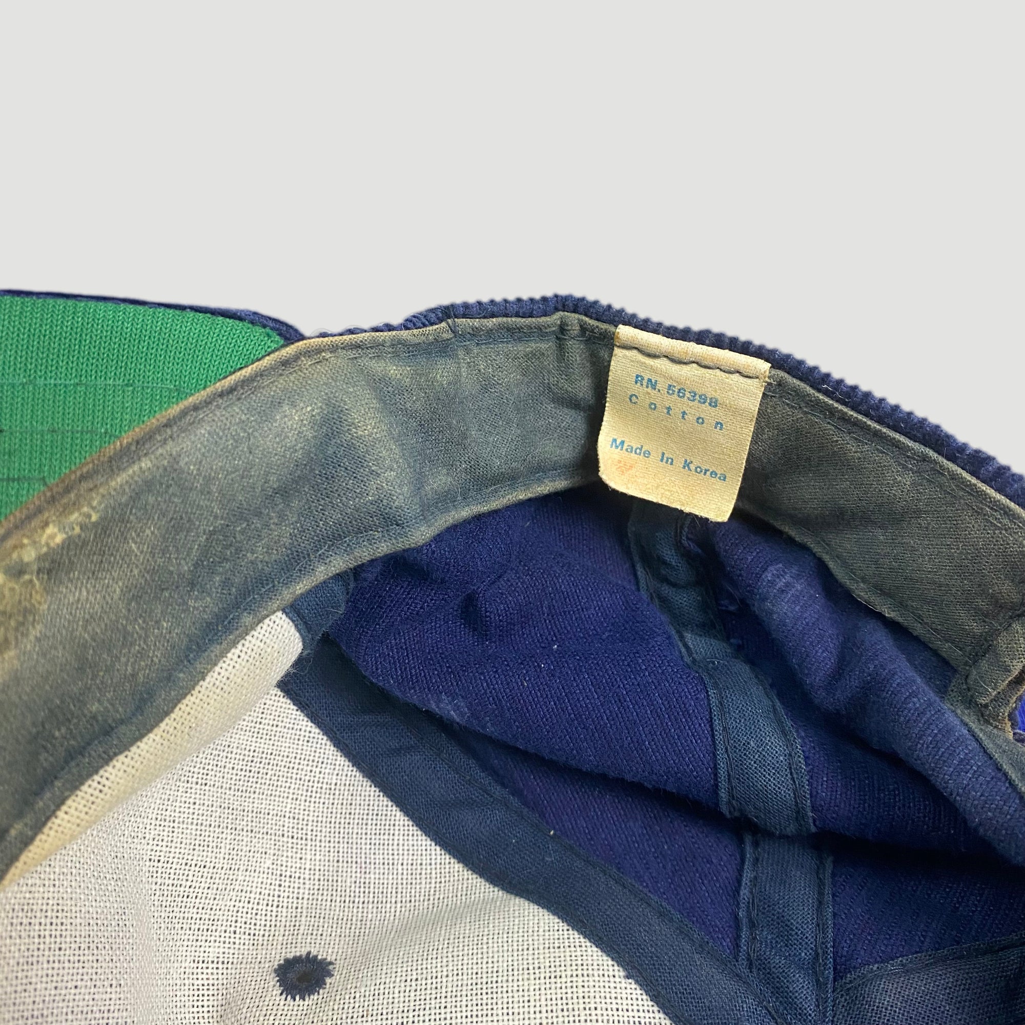 80's Greenpeace Snapback Corduroy Cap