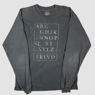 90's Sigmund Freud Alphabet Longsleeve T-Shirt